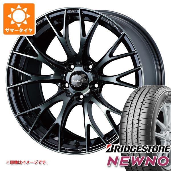 【タイヤ交換対象】サマータイヤ 195/45R16 84V XL ブリヂストン ニューノ ウェッズスポーツ SA-20R 6.5-16 タイヤホイール4本セット