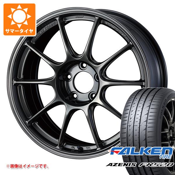 【タイヤ交換対象】サマータイヤ 245/45R18 100Y XL ファルケン アゼニス FK520L ウェッズスポーツ TC105X 8.0-18 タイヤホイール4本セット|タイヤ1番