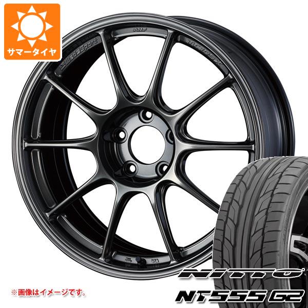 【タイヤ交換対象】サマータイヤ 215/45R18 93Y XL ニットー NT555 G2 ウェッズスポーツ TC105X 8.0-18 タイヤホイール4本セット|タイヤ1番