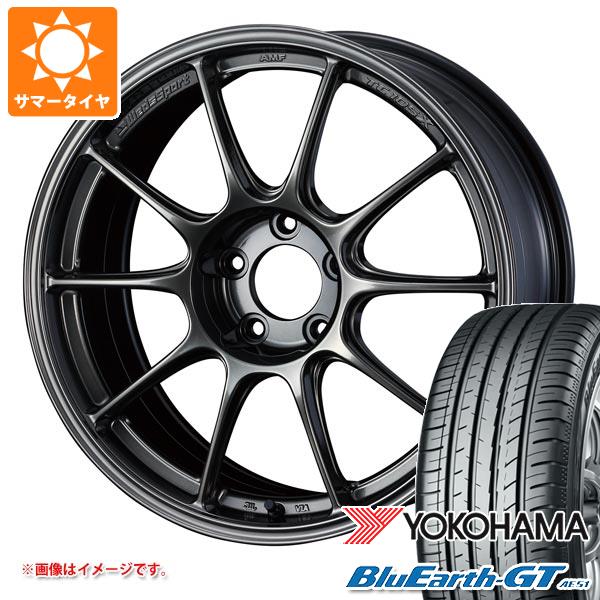 【タイヤ交換対象】サマータイヤ 185/60R15 84H ヨコハマ ブルーアースGT AE51 ウェッズスポーツ TC105X 7.0-15 タイヤホイール4本セット|タイヤ1番