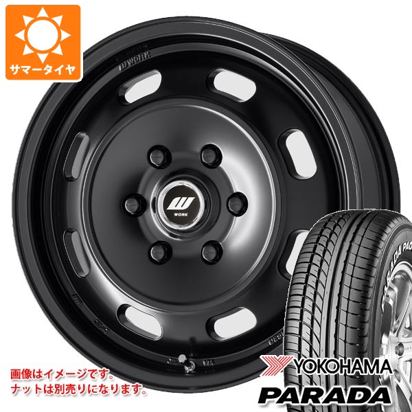 【タイヤ交換対象】ニッサン NV350キャラバン E26用 2026年製 サマータイヤ ヨコハマ パラダ PA03 215/60R17C 109/107S ホワイトレター ワーク エクストラップ DTHC 6.5-17 タイヤホイール4本セット｜タイヤ１番