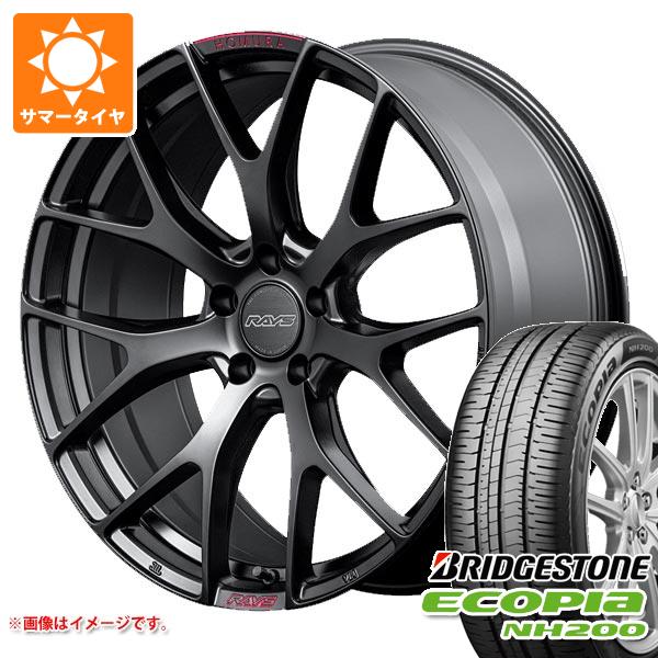 【タイヤ交換対象】サマータイヤ 215/45R18 93W XL ブリヂストン エコピア NH200 レイズ ホムラ 2x7FT スポーツエディション 7.5-18 タイヤホイール4本セット|タイヤ1番
