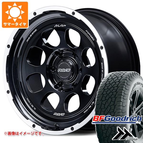【タイヤ交換対象】サマータイヤ 265/65R18 114T BFグッドリッチ トレールテレーンT/A アウトラインホワイトレター レイズ エーラップ 08X 8.0-18 タイヤホイール4本セット