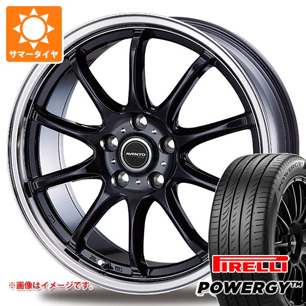 【タイヤ交換対象】トヨタ 40系アルファード用 サマータイヤ ピレリ パワジー 225/65R17 102H インターミラノ アヴェント FF-10 6.5-17 タイヤホイール4本セット