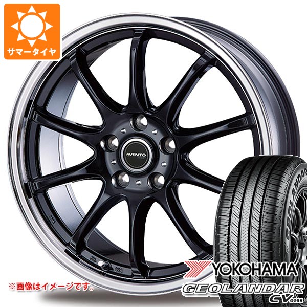 【タイヤ交換対象】サマータイヤ 215/55R17 94V ヨコハマ ジオランダー CV G058 インターミラノ アヴェント FF-10 7.0-17 タイヤホイール4本セット｜タイヤ１番