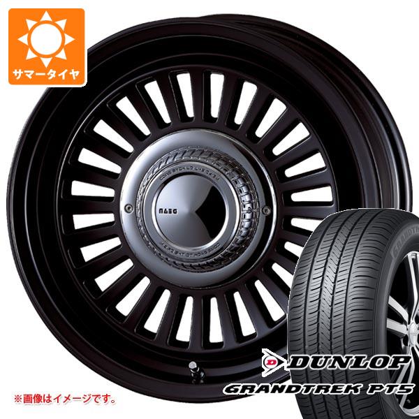 【タイヤ交換対象】ランドクルーザー70 GRJ76K用 サマータイヤ ダンロップ グラントレック PT5 265/70R16 112H クリムソン ディーン カリフォルニア 7.0-16 タイヤホイール4本セット|タイヤ1番