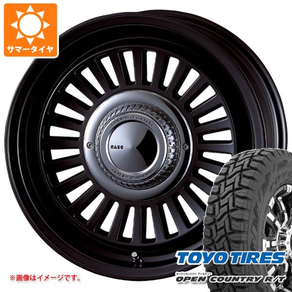 【タイヤ交換対象】スズキ ジムニーノマド JC74W用 サマータイヤ トーヨー オープンカントリー R/T 235/70R16 106Q ホワイトレター クリムソン ディーン カリフォルニア 6.0-16 タイヤホイール4本セット