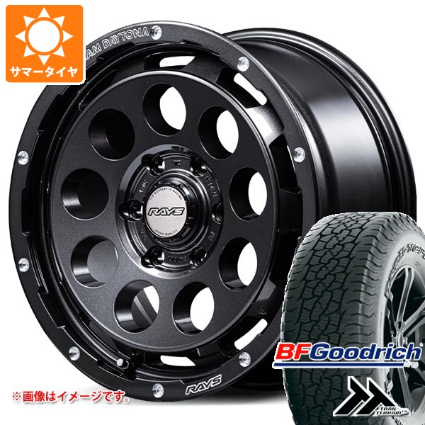 【タイヤ交換対象】トヨタ ランドクルーザー300用 サマータイヤ BFグッドリッチ トレールテレーンT/A 265/65R18 114T アウトラインホワイトレター レイズ デイトナ D9 スペックM 8.5-18 タイヤホイール4本セット