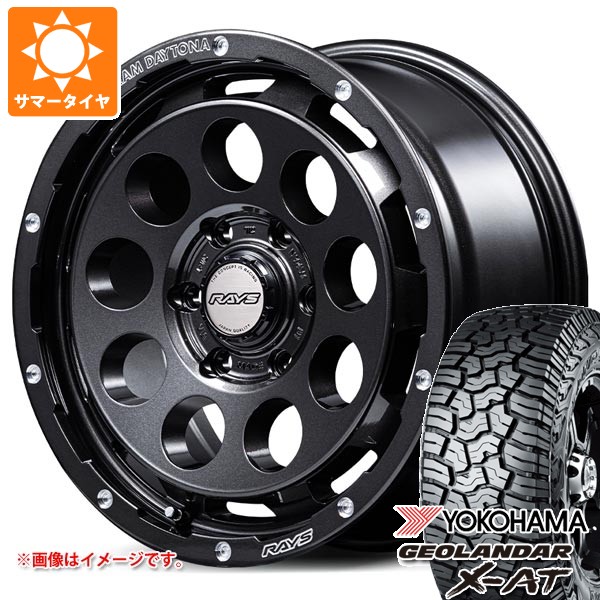 【タイヤ交換対象】トヨタ ハイエース 200系用 2026年製 サマータイヤ ヨコハマ ジオランダー X-AT G016 215/65R16C 109/107Q アウトラインホワイトレター G016A レイズ デイトナ D9 スペックM 6.5-16 タイヤホイール4本セット