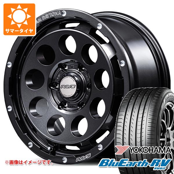 【タイヤ交換対象】トヨタ ハイエース 200系用 2026年製 サマータイヤ ヨコハマ ブルーアースRV RV03 215/65R16 98H レイズ デイトナ D9 スペックM 6.5-16 タイヤホイール4本セット