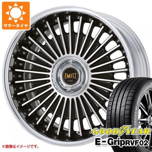 【タイヤ交換対象】サマータイヤ 225/40R19 93W XL グッドイヤー エフィシエントグリップ RVF02 ワーク イミッツ 8.0-19 タイヤホイール4本セット