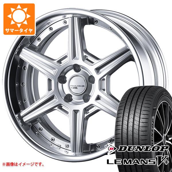 【タイヤ交換対象】サマータイヤ 245/45R19 98W ダンロップ ルマン5 LM5+ SSR エグゼキューター RC06R 8.0-19 タイヤホイール4本セット｜タイヤ１番