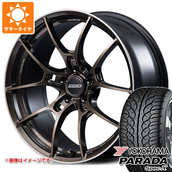 【タイヤ交換対象】サマータイヤ 255/40R20 101V REINF ヨコハマ パラダ スペック-X PA02 レイズ ボルクレーシング G025 SZエディション 8.5-20 タイヤホイール4本セット｜タイヤ１番