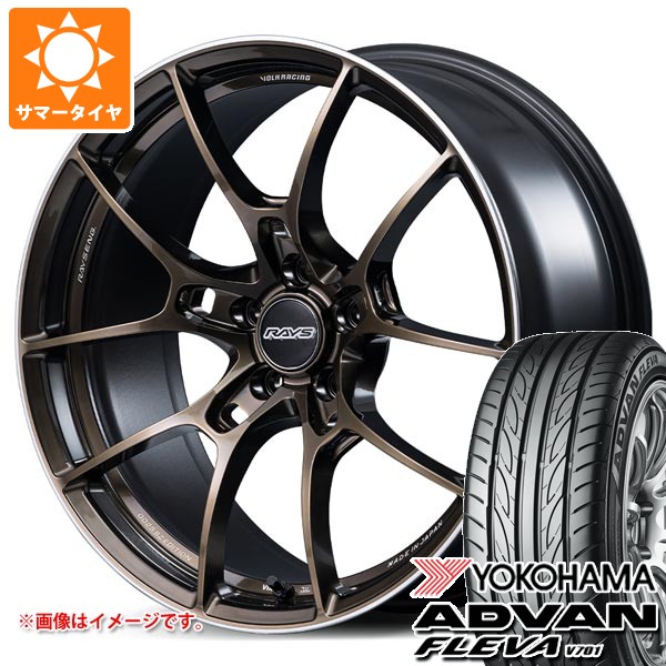 【タイヤ交換対象】サマータイヤ 215/40R18 89W XL ヨコハマ アドバン フレバ V701 レイズ ボルクレーシング G025 SZエディション 7.5-18 タイヤホイール4本セット