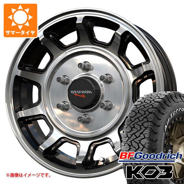 【タイヤ交換対象】ハイエース 200系用 2026年製 サマータイヤ BFグッドリッチ オールテレーンT/A KO3 LT215/70R16 100/97S ホワイトレター クリムソン ホクトレーシング 零式-S 6.5-16 タイヤホイール4本セット｜タイヤ１番
