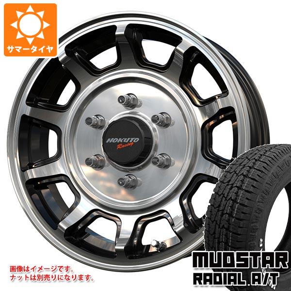 【タイヤ交換対象】ハイエース 200系用 サマータイヤ マッドスター ラジアル A/T 215/65R16C 109/107L ホワイトレター クリムソン ホクトレーシング 零式-S 6.5-16 タイヤホイール4本セット