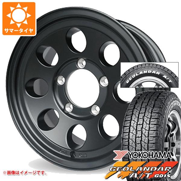 【タイヤ交換対象】ジムニーシエラ JB74W用 2026年製 サマータイヤ ヨコハマ ジオランダー A/T G015 185/85R16 105/103N LT ホワイトレター ジムライン タイプ2 6.0-16 タイヤホイール4本セット|タイヤ1番