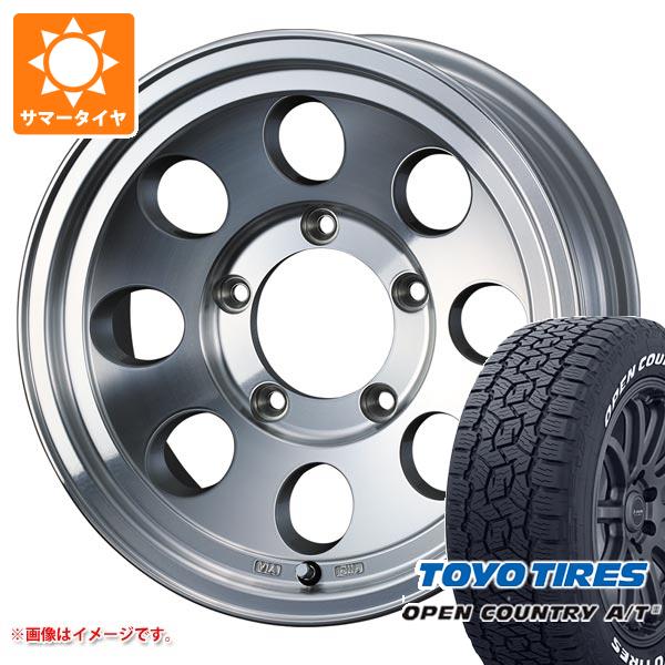 【タイヤ交換対象】スズキ ジムニーノマド JC74W用 サマータイヤ トーヨー オープンカントリー A/T3 195/80R15 107/105N LT ホワイトレター ジムライン タイプ2 6.0-15 タイヤホイール4本セット
