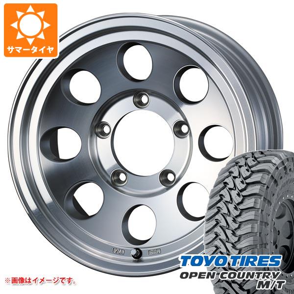 【タイヤ交換対象】5本セット ジムニー JB64W用 サマータイヤ トーヨー オープンカントリー M/T LT225/75R16 103/100Q ホワイトレター ジムライン タイプ2 5.5-16 タイヤホイール5本セット｜タイヤ１番 129,188円