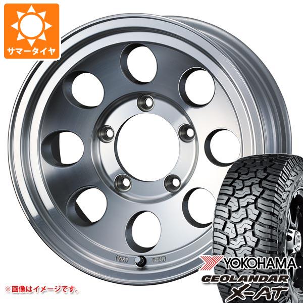 【タイヤ交換対象】ジムニーシエラ JB74W用 2026年製 サマータイヤ ヨコハマ ジオランダー X-AT G016 LT235/70R16 104/101Q アウトラインホワイトレター ジムライン タイプ2 6.0-16 タイヤホイール4本セット｜タイヤ１番