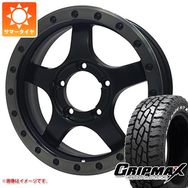 【タイヤ交換対象】5本セット ジムニー用 サマータイヤ グリップマックス マッドレイジ R/T MAX 175/80R16 91S ホワイトレター オフビート バウンティコレクション BDX05 5.5-16 タイヤホイール5本セット