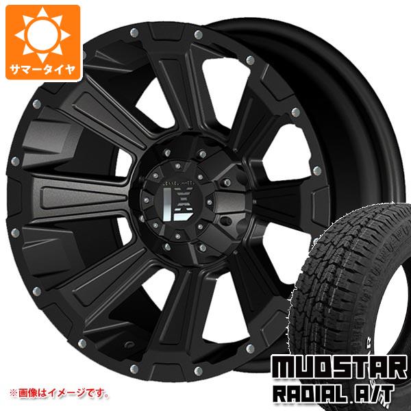 【タイヤ交換対象】ハイエース 200系用 サマータイヤ マッドスター ラジアル A/T 215/65R16C 109/107L ホワイトレター オフビート レクセル オフロードスタイル デスロック 7.0-16 タイヤホイール4本セット｜タイヤ１番