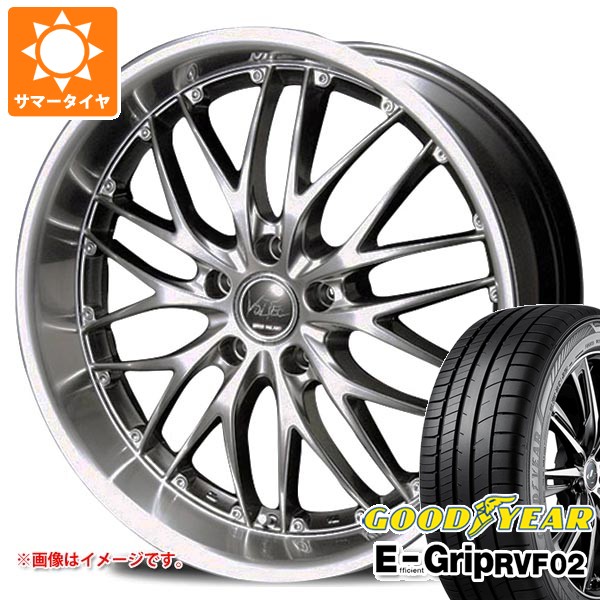 【タイヤ交換対象】サマータイヤ 245/40R20 99W XL グッドイヤー エフィシエントグリップ RVF02 インターミラノ ボルテック ハイパー MZ 8.0-20 タイヤホイール4本セット|タイヤ1番
