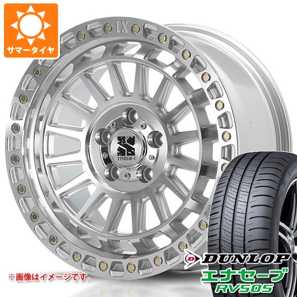 【タイヤ交換対象】ニッサン T31エクストレイル用 2026年製 サマータイヤ ダンロップ エナセーブ RV505 215/65R16 98H MLJ エクストリームJ XJ08 7.0-16 タイヤホイール4本セット|タイヤ1番