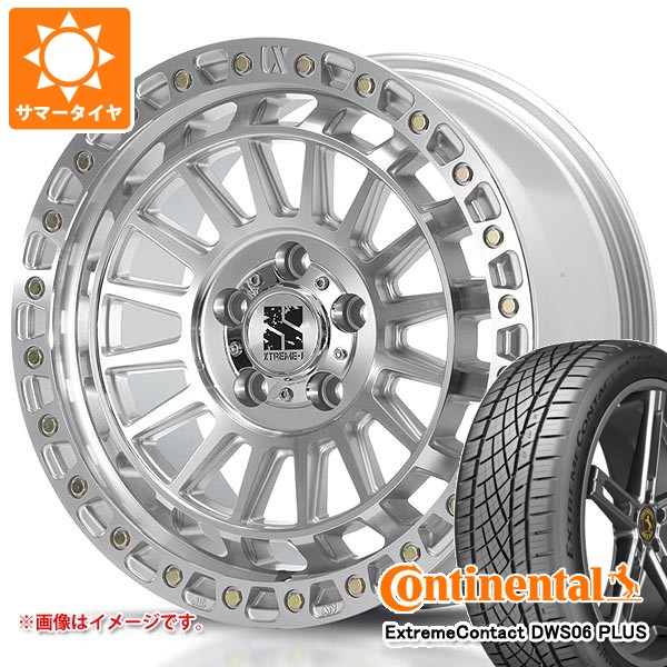 【タイヤ交換対象】サマータイヤ 235/55R18 100W コンチネンタル エクストリームコンタクト DWS06 プラス MLJ エクストリームJ XJ08 8.0-18 タイヤホイール4本セット