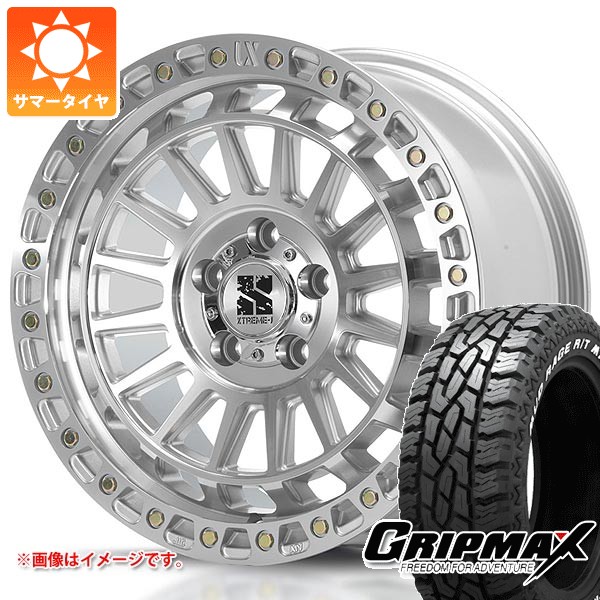 【タイヤ交換対象】ミツビシ デリカD5用 サマータイヤ グリップマックス マッドレイジ R/T MAX LT215/70R16 100/97R ホワイトレター MLJ エクストリームJ XJ08 7.0-16 タイヤホイール4本セット|タイヤ1番
