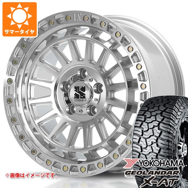 【タイヤ交換対象】ジープ ラングラー JK/JL系用 2026年製 サマータイヤ ヨコハマ ジオランダー X-AT G016 LT265/70R17 121/118Q ブラックレター MLJ エクストリームJ XJ08 タイヤホイール4本セット｜タイヤ１番