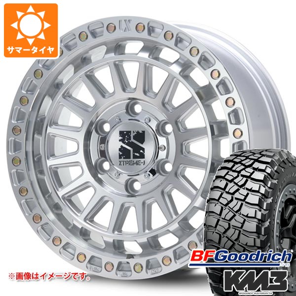 【タイヤ交換対象】サマータイヤ 265/65R17 120/117Q BFグッドリッチ マッドテレーンT/A KM3 MLJ エクストリームJ XJ08 8.0-17 タイヤホイール4本セット