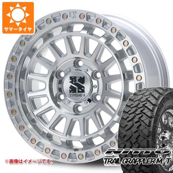 【タイヤ交換対象】サマータイヤ 265/70R17 121/118Q ニットー トレイルグラップラー M/T MLJ エクストリームJ XJ08 8.0-17 タイヤホイール4本セット|タイヤ1番