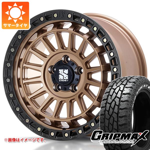 【タイヤ交換対象】ミツビシ デリカD5用 サマータイヤ グリップマックス マッドレイジ R/T MAX LT215/70R16 100/97R ホワイトレター MLJ エクストリームJ XJ08 7.0-16 タイヤホイール4本セット|タイヤ1番