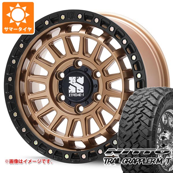 【タイヤ交換対象】サマータイヤ 265/70R17 121/118Q ニットー トレイルグラップラー M/T MLJ エクストリームJ XJ08 8.0-17 タイヤホイール4本セット|タイヤ1番