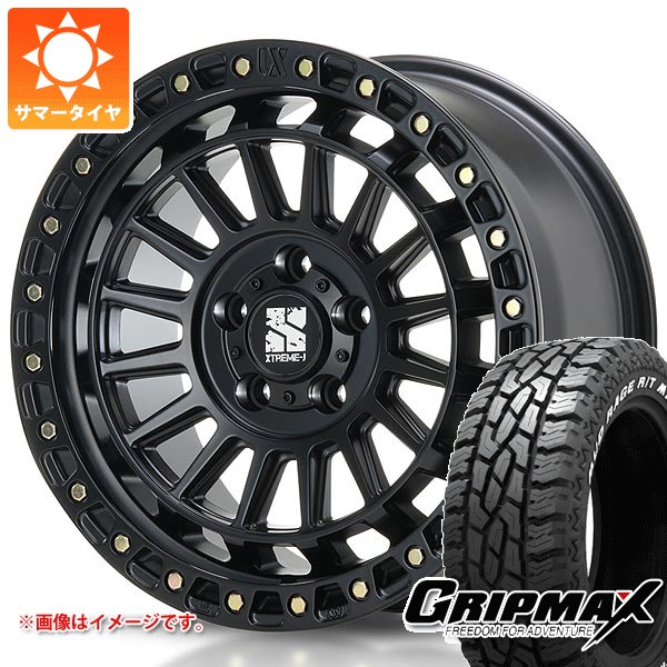 【タイヤ交換対象】5本セット ジープ ラングラー JK/JL系用 サマータイヤ グリップマックス マッドレイジ R/T MAX LT275/70R17 121/118Q ホワイトレター MLJ エクストリームJ XJ08 タイヤホイール5本セット