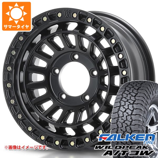 【タイヤ交換対象】5本セット スズキ ジムニーシエラ JB74W用 サマータイヤ ファルケン ワイルドピーク A/T3W LT225/75R16 115/112Q MLJ エクストリームJ XJ08 6.0-16 タイヤホイール5本セット|タイヤ1番