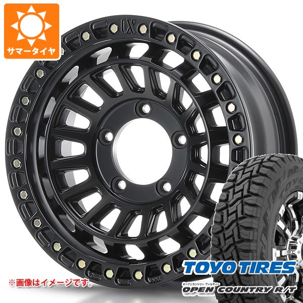 【タイヤ交換対象】5本セット スズキ ジムニーシエラ JB74W用 2026年製 サマータイヤ トーヨー オープンカントリー R/T 215/70R16 100Q ブラックレター MLJ エクストリームJ XJ08 6.0-16 タイヤホイール5本セット|タイヤ1番