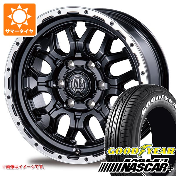 【タイヤ交換対象】トヨタ ハイエース 200系用 2026年製 サマータイヤ グッドイヤー イーグル ＃1 ナスカープラス 195/80R15 107/105N ホワイトレター インターミラノ マッドバーン XR-800M 6.0-15 タイヤホイール4本セット｜タイヤ１番