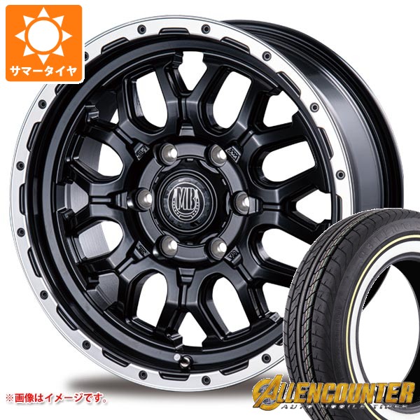 【タイヤ交換対象】トヨタ ハイエース 200系用 サマータイヤ オーレンカウンター クラシックオーバル 215/65R16C 109/107T ホワイト/イエローリボン インターミラノ マッドバーン XR-800M 6.5-16 タイヤホイール4本セット｜タイヤ１番