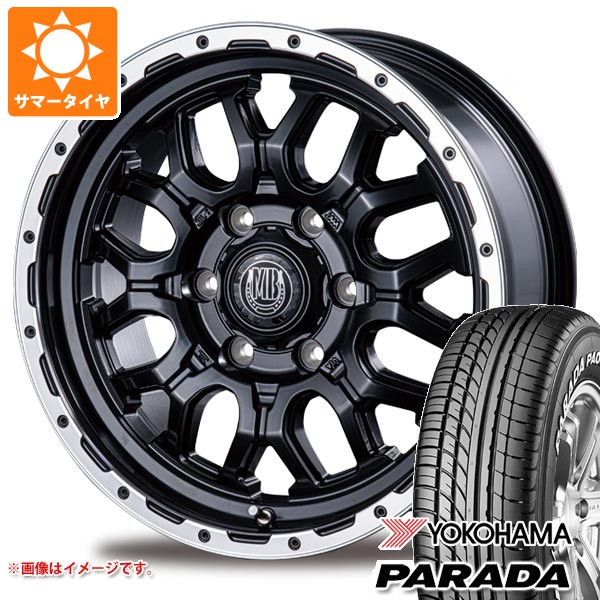 【タイヤ交換対象】トヨタ ハイエース 200系用 2026年製 サマータイヤ ヨコハマ パラダ PA03 215/65R16C 109/107S ホワイトレター インターミラノ マッドバーン XR-800M 6.5-16 タイヤホイール4本セット