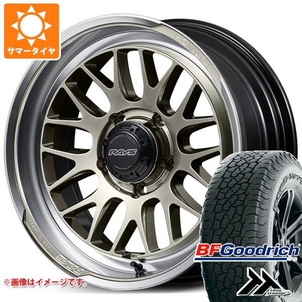 【タイヤ交換対象】スズキ ジムニーノマド JC74W用 サマータイヤ BFグッドリッチ トレールテレーンT/A 225/60R18 100H ブラックレター レイズ ホムラ 2x9L-RA 7.0-18 タイヤホイール4本セット