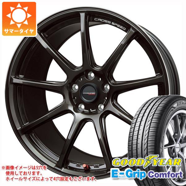 【タイヤ交換対象】サマータイヤ 245/45R19 102W XL グッドイヤー エフィシエントグリップコンフォート クロススピード ハイパーエディション RS9 8.5-19 タイヤホイール4本セット
