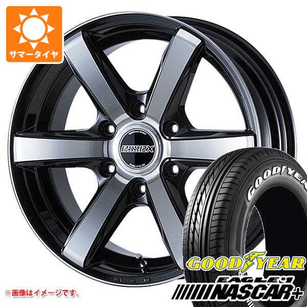 【タイヤ交換対象】ハイエース 200系用 2026年製 サマータイヤ グッドイヤー イーグル #1 ナスカープラス 215/60R17C 109/107R ホワイトレター エセックス EC 6.5-17 タイヤホイール4本セット