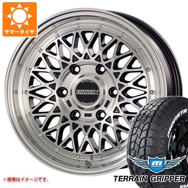 【タイヤ交換対象】ハイエース 200系用 2026年製 サマータイヤ モンスタ テレーングリッパー 215/70R16 107/105Q LT ホワイトレター エセックス ENCM 6.5-16 タイヤホイール4本セット｜タイヤ１番 112,450円