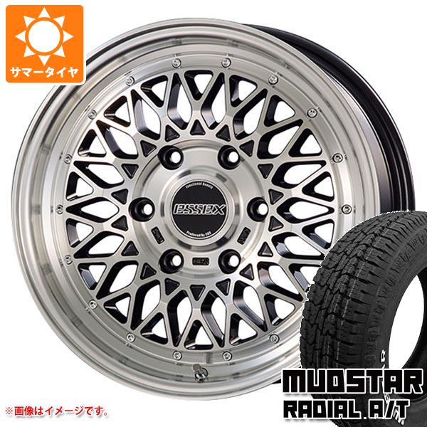 【タイヤ交換対象】ハイエース 200系用 サマータイヤ マッドスター ラジアル A/T 215/65R16C 109/107L ホワイトレター エセックス ENCM 6.5-16 タイヤホイール4本セット