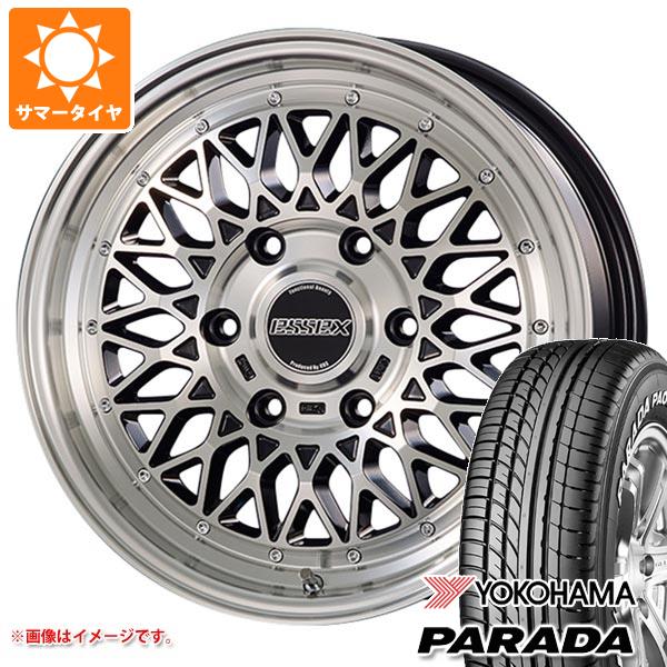 【タイヤ交換対象】ハイエース 200系用 2026年製 サマータイヤ ヨコハマ パラダ PA03 215/65R16C 109/107S ホワイトレター エセックス ENCM 6.5-16 タイヤホイール4本セット