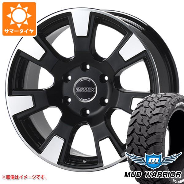 【タイヤ交換対象】ハイエース 200系用 サマータイヤ モンスタ マッドウォーリアー LT215/70R16 107/105Q ホワイトレター エセックス ES 7.0-16 タイヤホイール4本セット