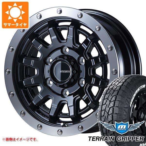 【タイヤ交換対象】ハイエース 200系用 2026年製 サマータイヤ モンスタ テレーングリッパー 215/70R16 107/105Q LT ホワイトレター エセックス EX-16 6.5-16 タイヤホイール4本セット|タイヤ1番