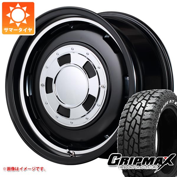 【タイヤ交換対象】ミツビシ デリカミニ B30系用 サマータイヤ グリップマックス マッドレイジ R/T MAX 165/65R15 81Q ブラックレター ガルシア シスコ 4.5-15 タイヤホイール4本セット
